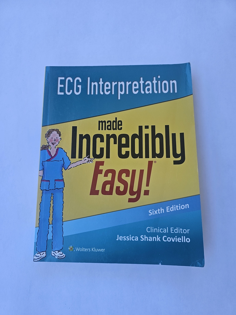 ECG Interpretation Made Incredibly Easy! - Blue/Yellow